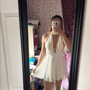 Oh Polly White Mini Dress